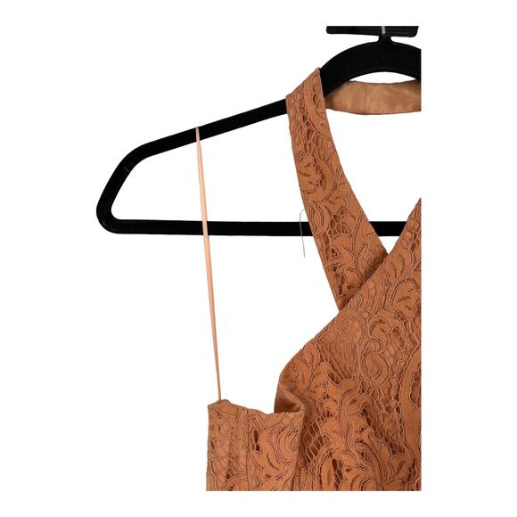 Bardot dress brown Riveria Corset size 8 L - Picture 3 of 13